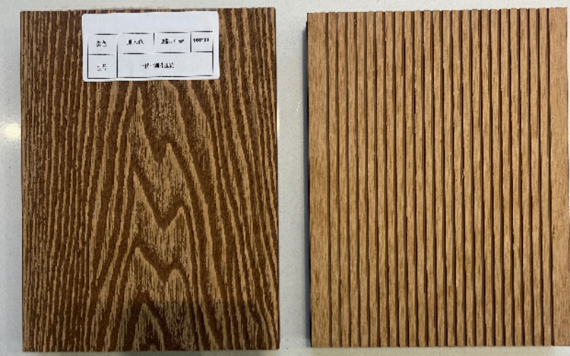 One-generation Seven-round groove Straight-grained WPC Flooring 150*23mm Anti-Slip Wear Resistant 