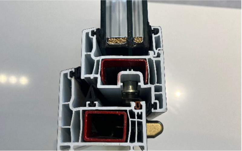 HS70 Series Sliding Windows, Double-sided Fully Coated Film on the Surface