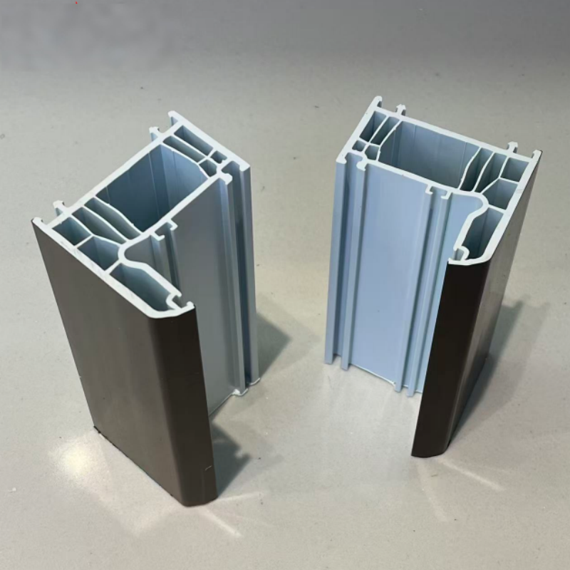 Customized UPVC Profile Doors and Windows, UPVC Extruded Plastic Building Materials