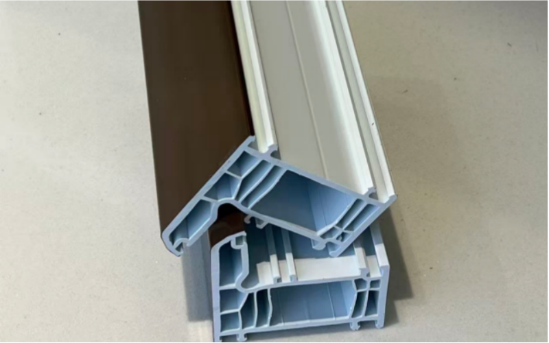 Customized UPVC Profile Doors and Windows, UPVC Extruded Plastic Building Materials
