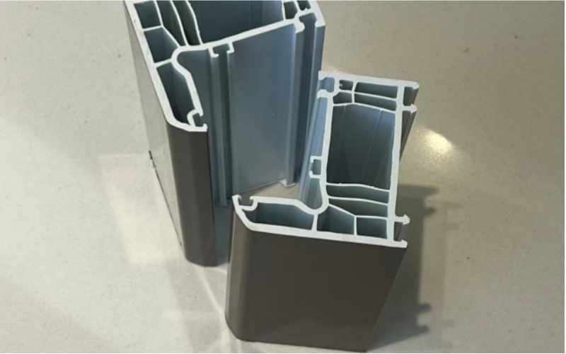 Customized UPVC Profile Doors and Windows, UPVC Extruded Plastic Building Materials